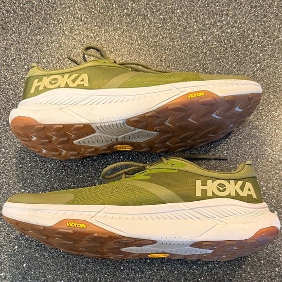 Hoka Transport Men's Olive Athletic Shoes - size 12 - Picture 4 of 8